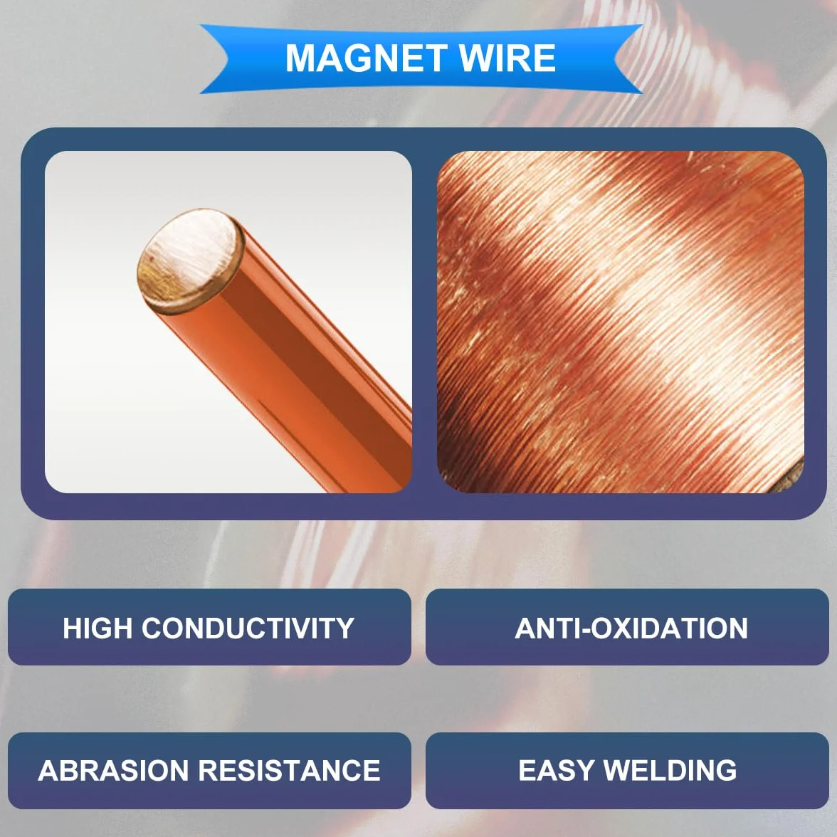 Xiatiaosann 24AWG drut magnetyczny, średnica 0,5 mm, emaliowany drut miedziany, 150 g, 85 m 0,05 mm, izolowany, odporny na wysokie temperatury 155℃ drut nawijany do silnika, transformatory z taśmą