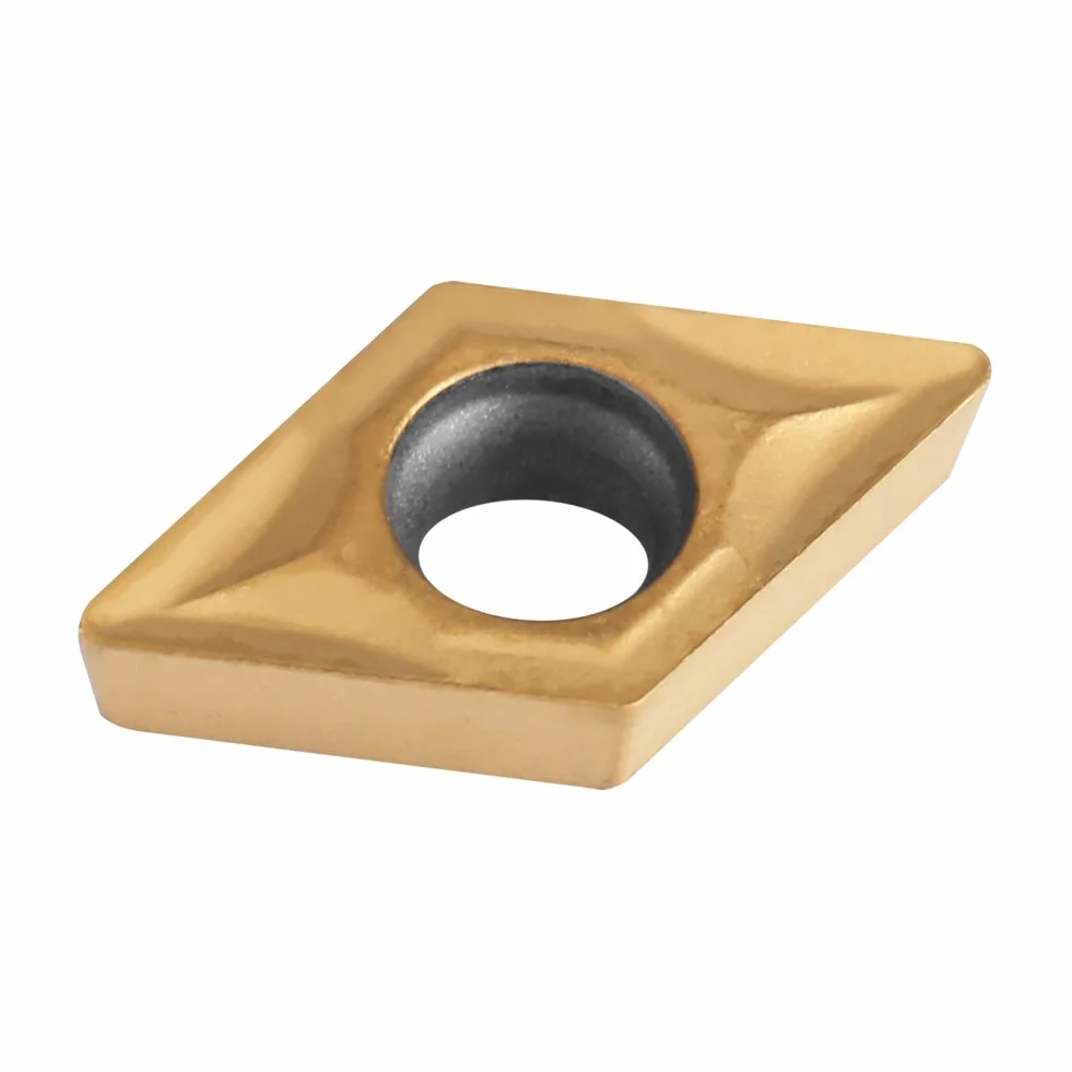 10 sztuk diamentowe frezy z węglika wolframu CNC wymienne tokarki frezarskie wkładki tokarskie z pudełkiem DCMT070204 US735 DCMT51.51 do stali