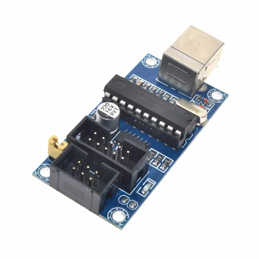 Hailege USBTiny USBtinyISP AVR ISP programator 6/10-pinowy bootloader do bootloadera IDE