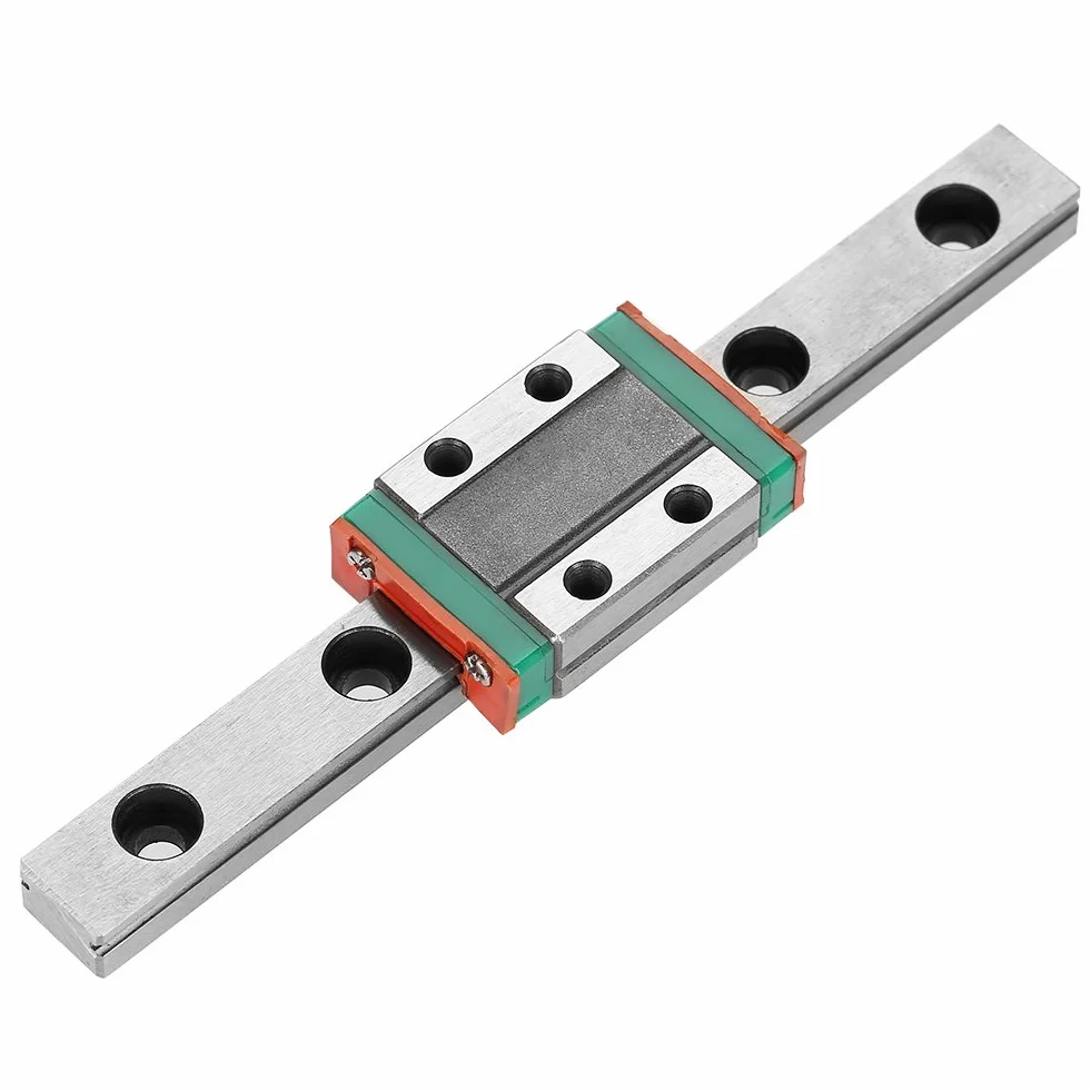 LML9B Miniaturowa prowadnica szynowa Szerokość: 9 mm Z liniowym blokiem przesuwanym (100 mm)
