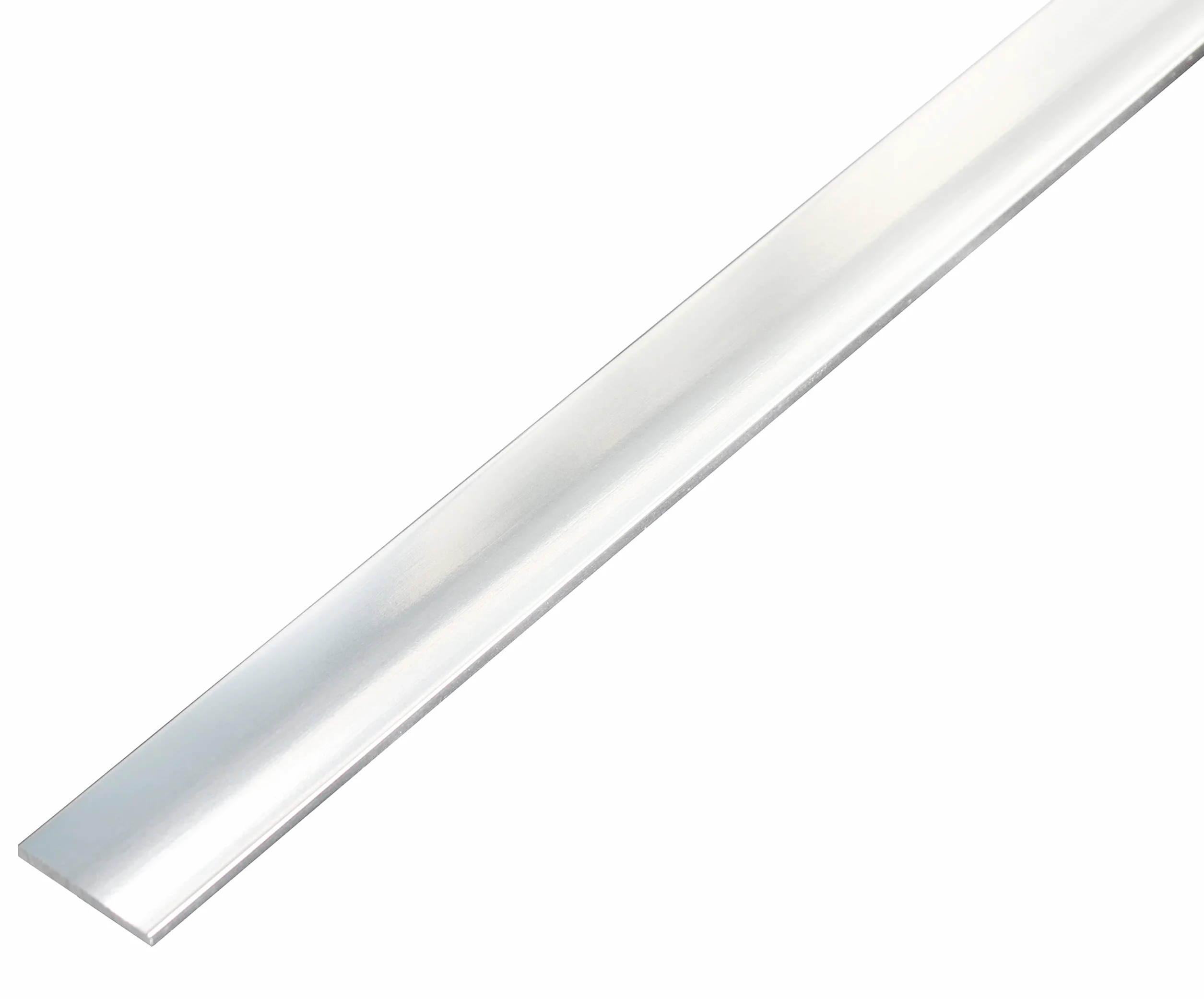 Alberts 488307 Płaskownik | samoprzylepny | aluminium, design chromowany | 1000 x 15 x 2 mm