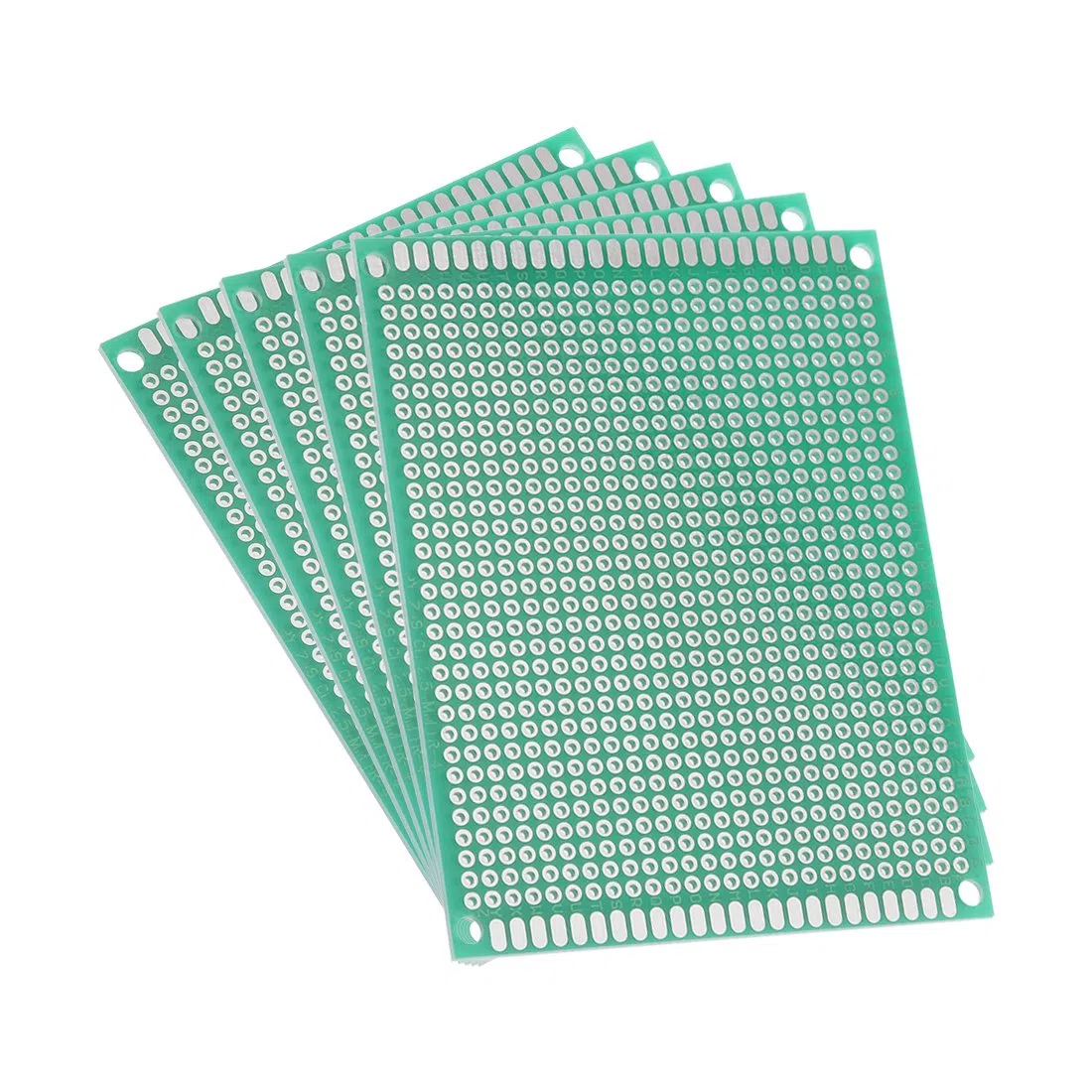 sourcing map 5 szt. jednostronnie uniwersalna płytka drukowana PCB grubość 1,6 mm 7x9 cm zielona DE