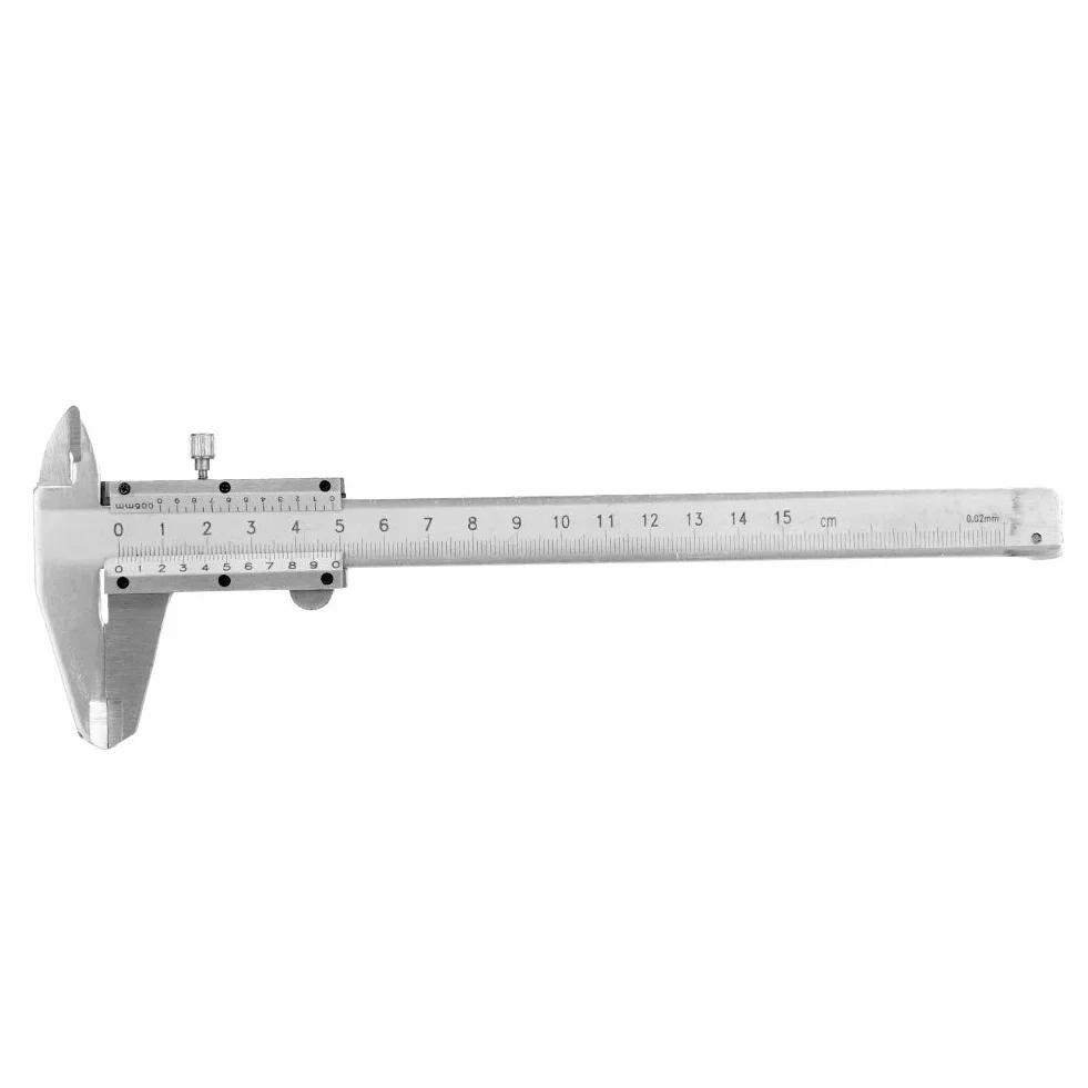 0-150 mm Suwmiarka noniuszowa Precyzyjne urządzenie pomiarowe do suwmiarki noniuszowej ze stali węglowej wykonanej z metalu do pomiaru długości, głębokości, grubości, średnicy wewnętrznej i zewnętrznej
