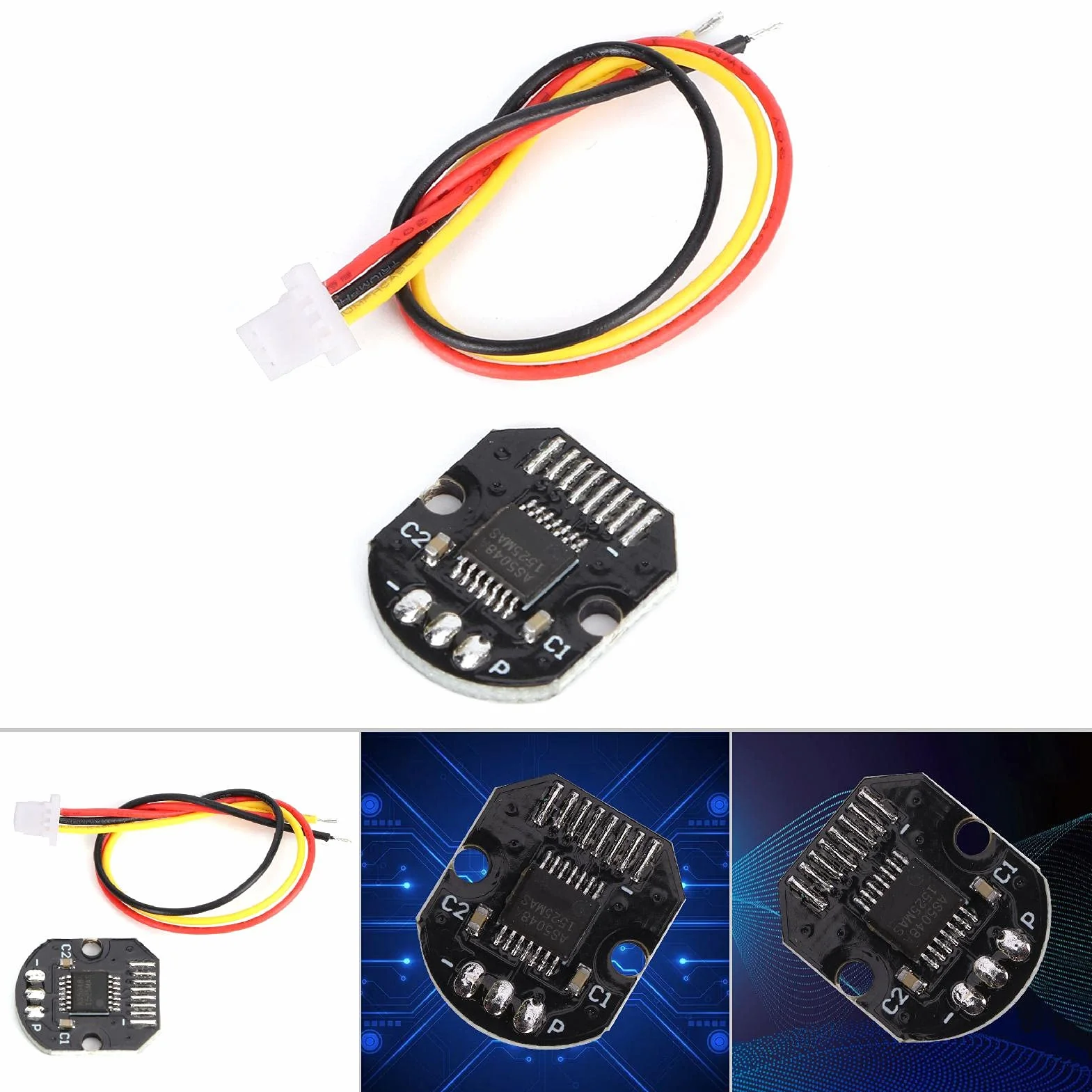Moduł Enkodera Magnetycznego AS5048A PWM Interfejs Szeregowy 0.05° 5V DC
