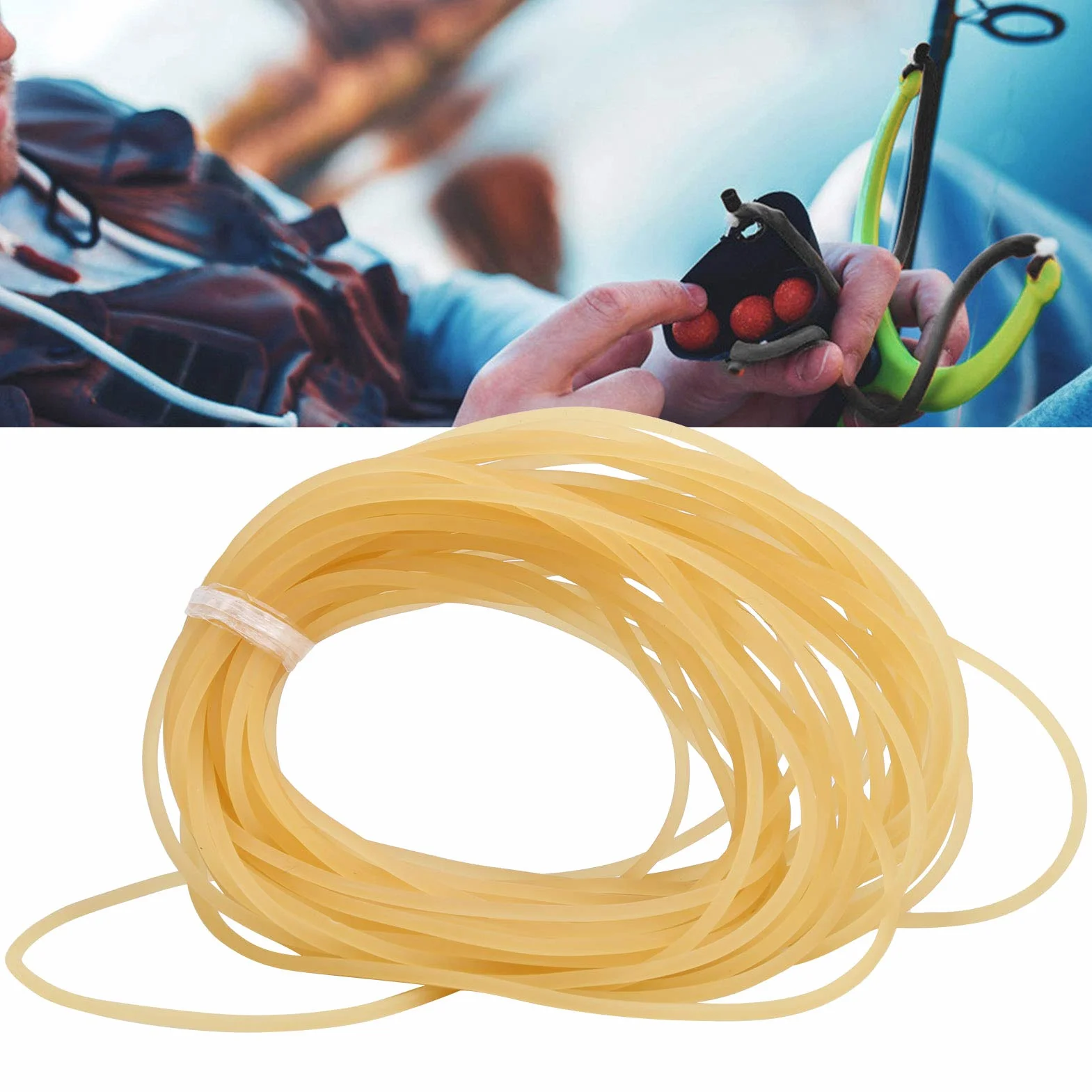 2 mm średnica 10 m długość slingshot katapulta wąż lateksowy taśma okrągła gumka akcesoria