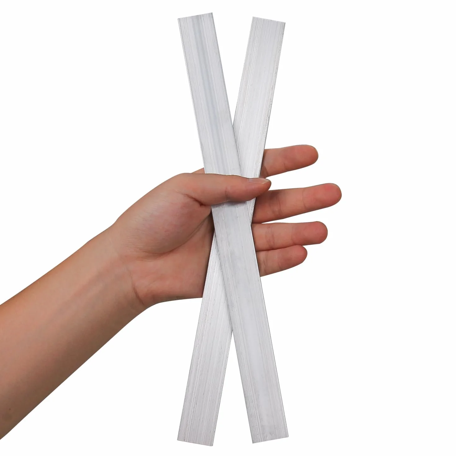 Aluminiowe drążki kwadratowe 6061 0,16" x 0,98" x 30 cm, płyty 4 x 25 x 305 mm T6511