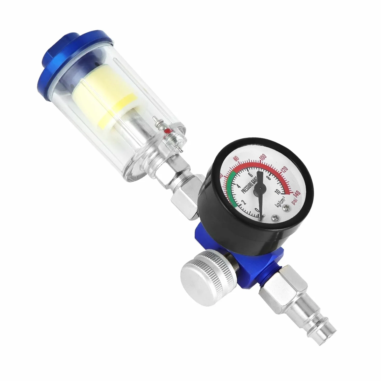 Regulator ciśnienia powietrza z manometrem i filtrem 1/4″ 140 psi