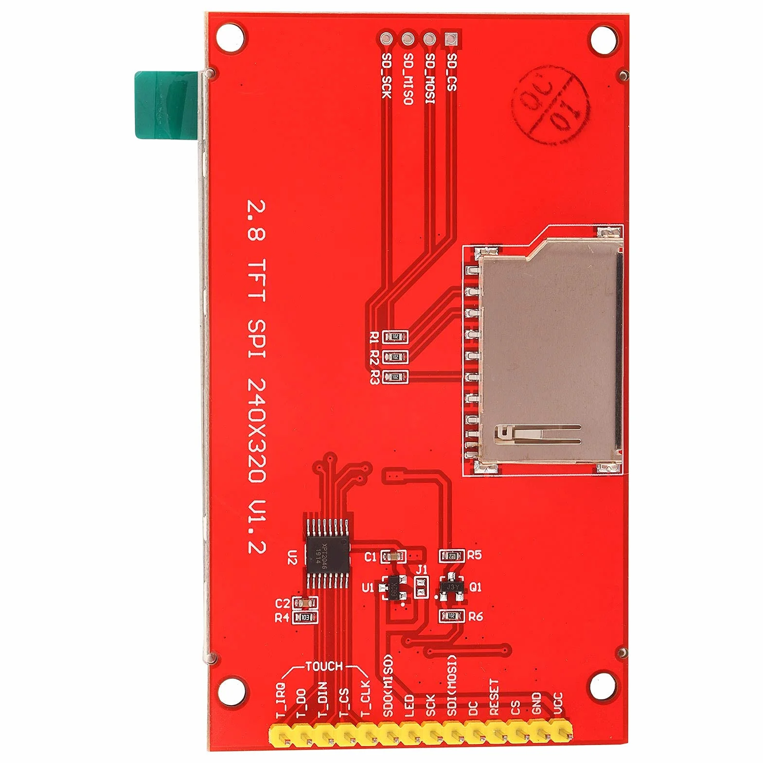 ILI9341 2.8" 240x320 SPI TFT LCD Moduł Wyświetlacza Panel Dotykowy z PCB