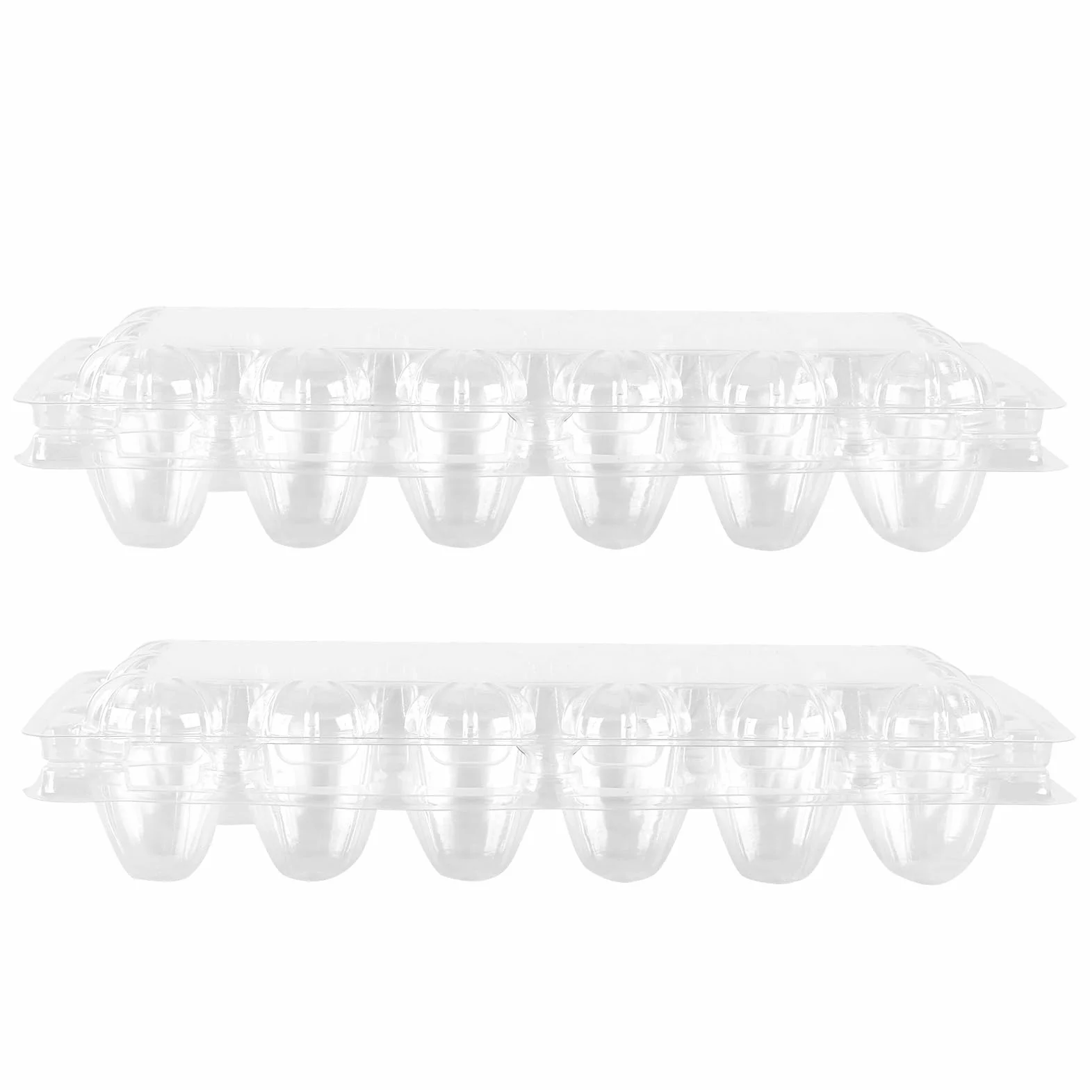 60 sztuk 18 pude?ek na jajka przepiórcze, 198 x 104 x 39 mm, przezroczyste pude?ka na jajka przepiórcze