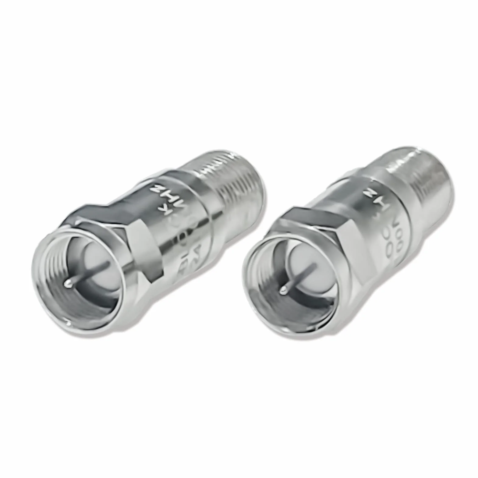 TOJOIN 2 szt. DC Block In-Line SMA/N/F męski na żeński adapter koncentryczny RF 50-6000MHz Złącze blokuje napięcie DC z radia lub sprzętu testowego RF (DB-F-JK)