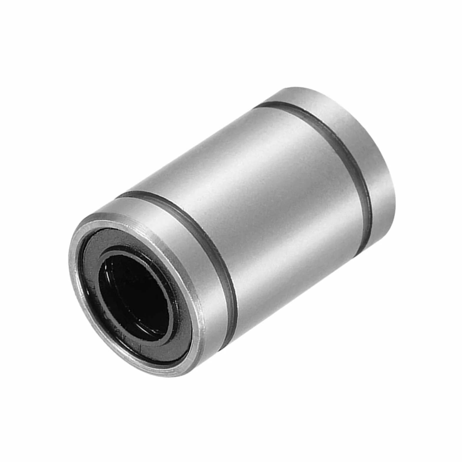 LM8UU liniowe łożyska kulkowe, 4 sztuki, [8 mm x 15 mm x 24 mm], stalowe łożysko liniowe do maszyn CNC, maszyn pakujących, drukarek 3D, zastosowanie