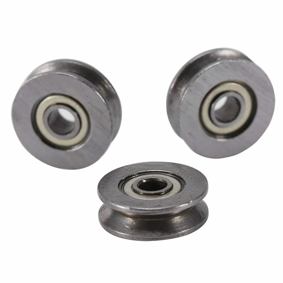 20 sztuk V623ZZ V rolka zwrotna łożyska kulkowe koło pasowe ze stali węglowej koło pasowe 3 x 12 x 4 mm