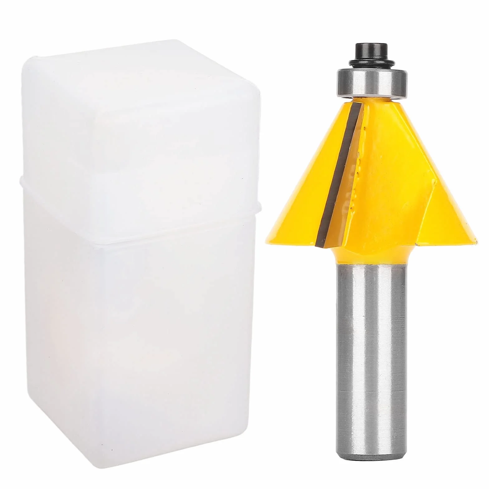 Frez Stożkowy 30 Stopni ze Stali Węglowej YG6, Frez Fazujący 1/2 Cala