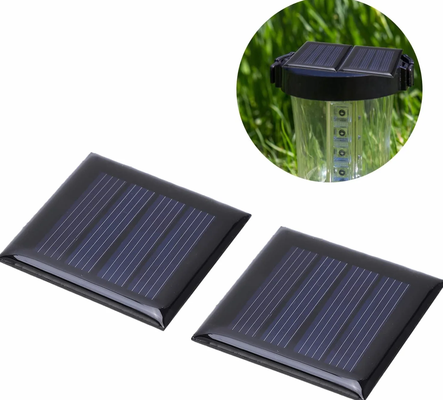 10 sztuk mini monokrystalicznych ogniw solarnych 2V 50x50 mm zestaw modułów słonecznych