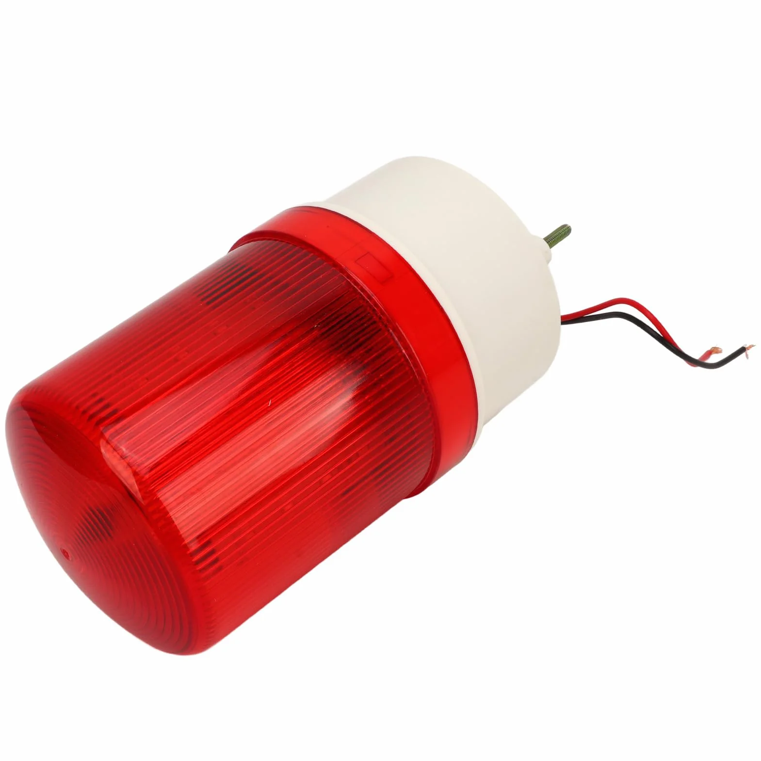 Przemysłowe światła Ostrzegawcze LED Strobe Beacon 120dB Czerwona Obrotowa o Dużej Głośności AC110V-120V z Brzęczykiem 90dB (24V)