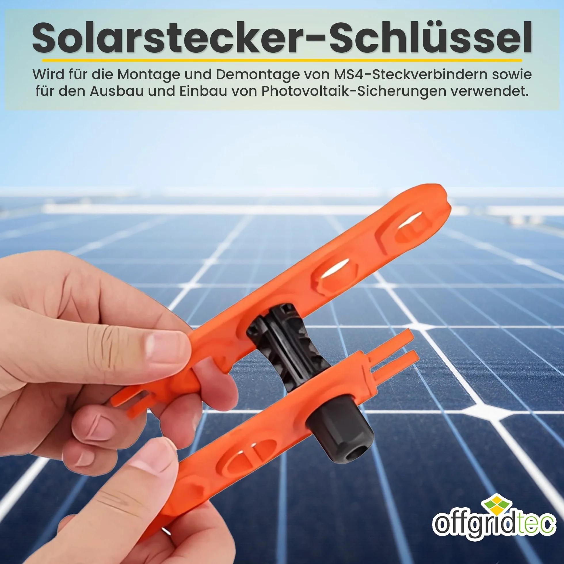 Offgridtec Zestaw Kluczy Instalacyjnych MC-4 2-Częściowy 1000 V/1500 V