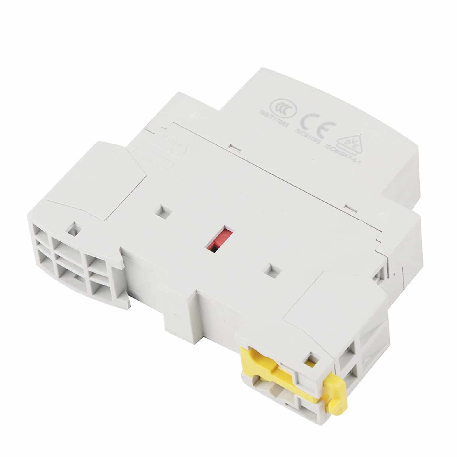 Przekaźnik 230V Suchy Styk Stycznik 2P 20A Domowy Stycznik Prądu Przemiennego do Montażu na Szynie Din elektryczność 1No 1Nc (220V 230V) (220V/230V)