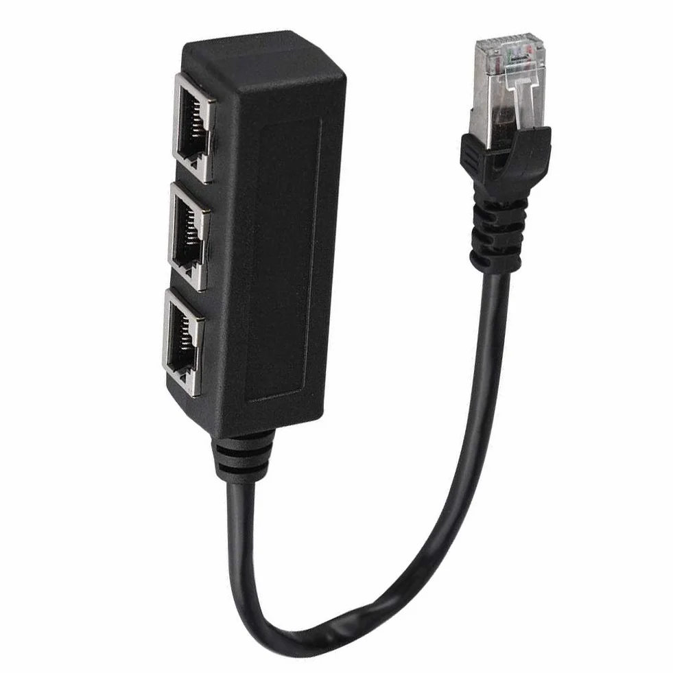 Adapter Ethernet, rozdzielacz sieciowy rozdzielacz sieci Ethernet, adapter sieciowy Plug and Play dla routera TV BOX