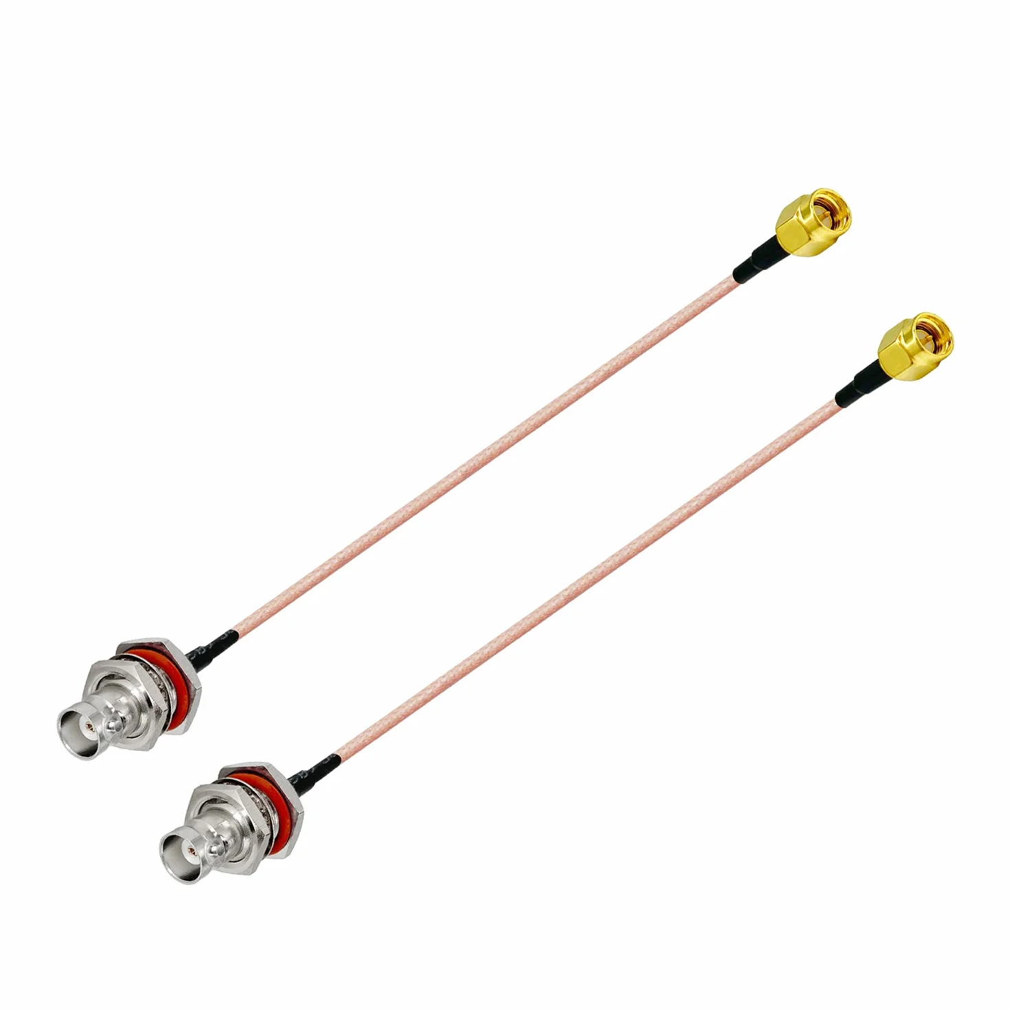 Vecys Kabel Koncentryczny RF RG316 SMA Męski na BNC Męski 15 cm 2 szt.