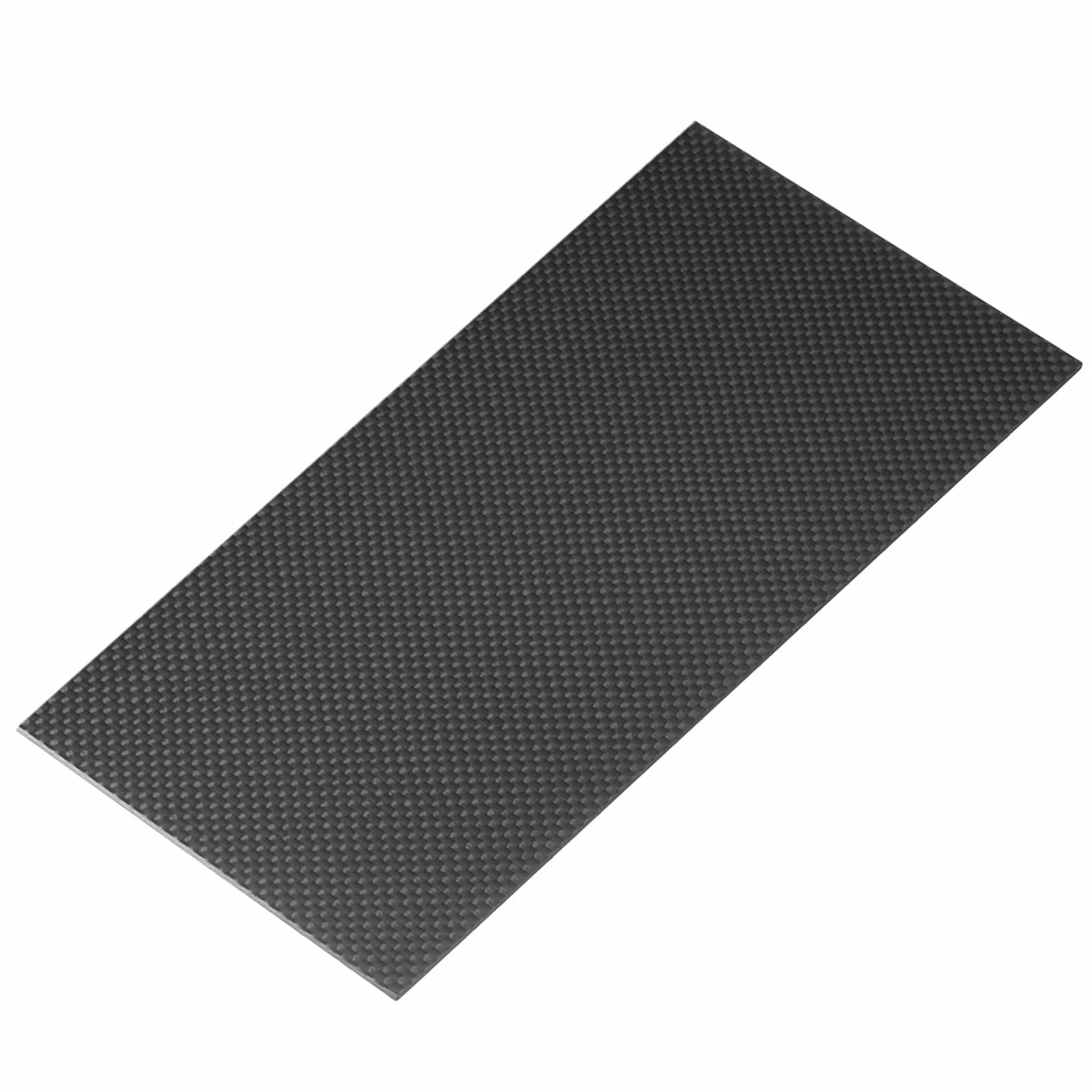 QUARKZMAN Płyta z włókna węglowego 3K, płyta z włókien węglowych 100 x 250 x 2 mm, błyszcząca powierzchnia, tkanina płócienna, elastyczny panel do modeli samolotów, modeli samochodowych, części