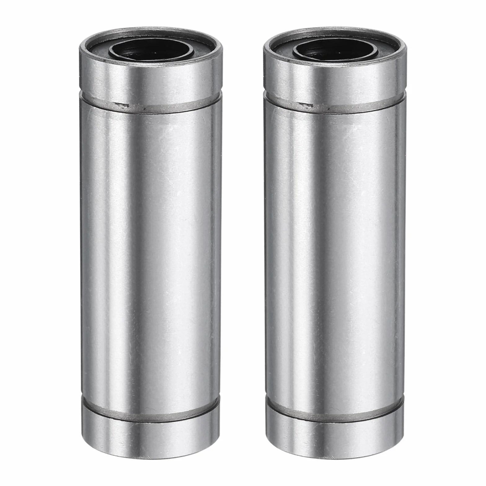 QUARKZMAN 2 szt. LM10LUU łożysko liniowe 10 mm ID 19 mm OD 55 mm długość podwójne uszczelnienie liniowe łożyska kulkowe stalowe gumowe do drukarki 3D maszyna do pakowania żywności