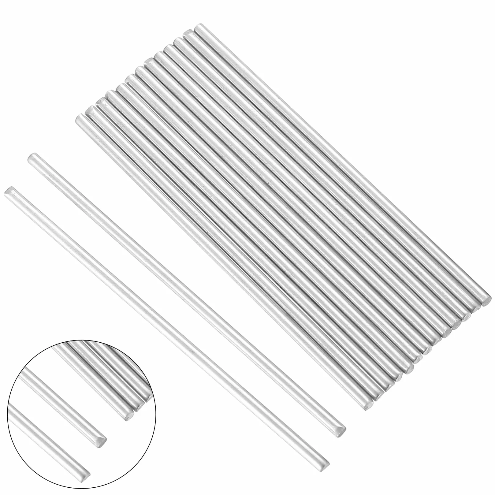 Pręty ze stali nierdzewnej 3 mm x 100 mm, okrągły pręt cylindryczny, 15 szt.