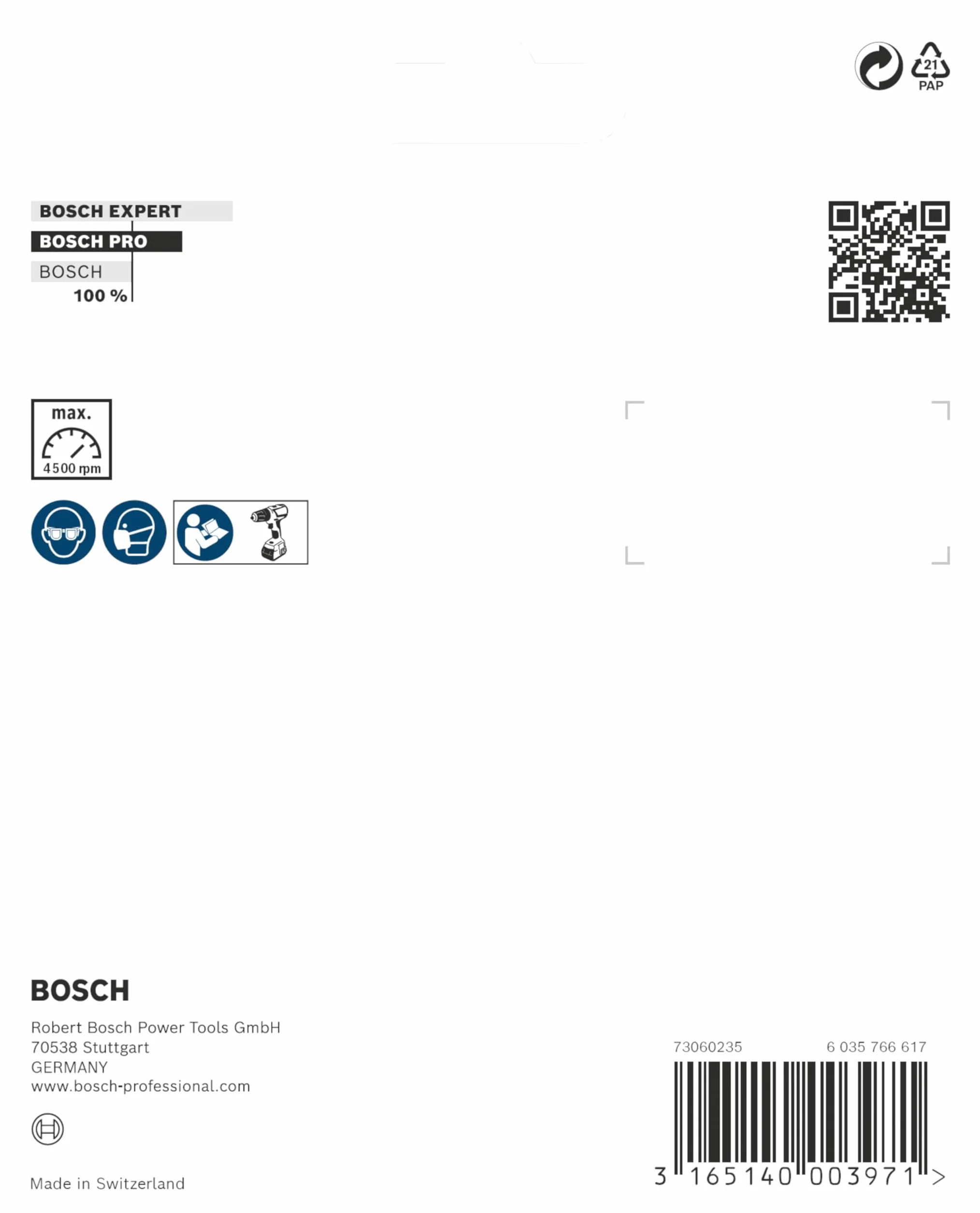 Bosch Profesional TALERZ GUMOWY TRZPIEN.RZ.