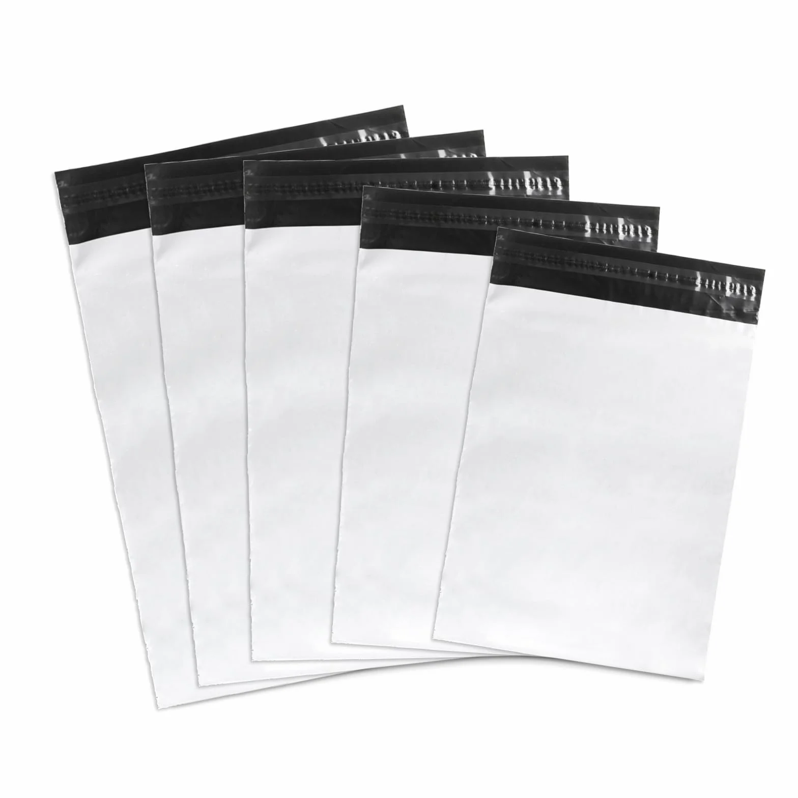 Emerson 50 sztuk plastikowych torebek wysyłkowych 26 x 35 cm | torba wysyłkowa z zamknięciem samoprzylepnym | białe nieprzezroczyste | torebki wysyłkowe na ubrania, artykuły | worki plastikowe | różne