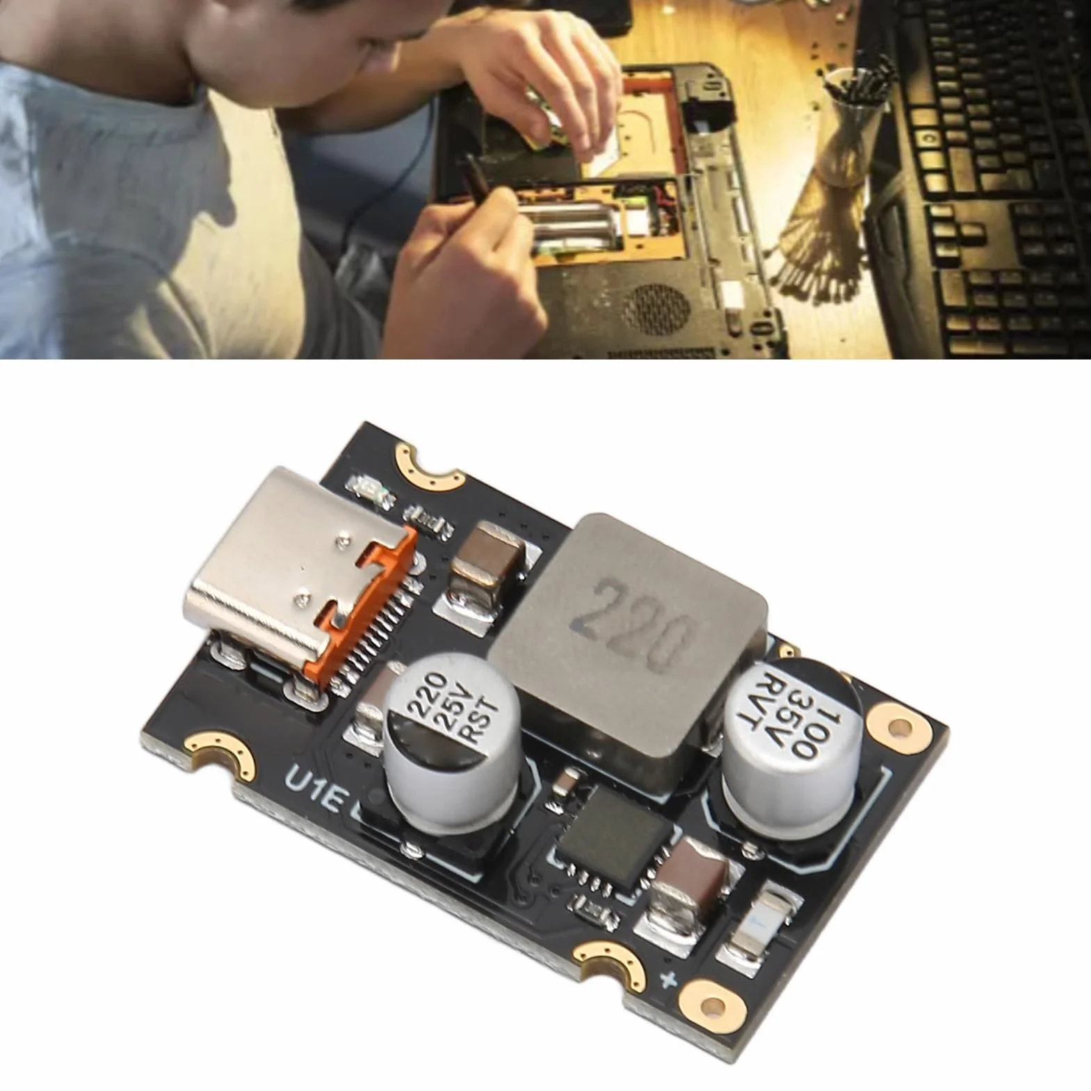 Moduł Szybkiego Ładowania PD65W Zasilanie 65W Typu C PD3.1 QC3.0 Płyta DC 8-32V