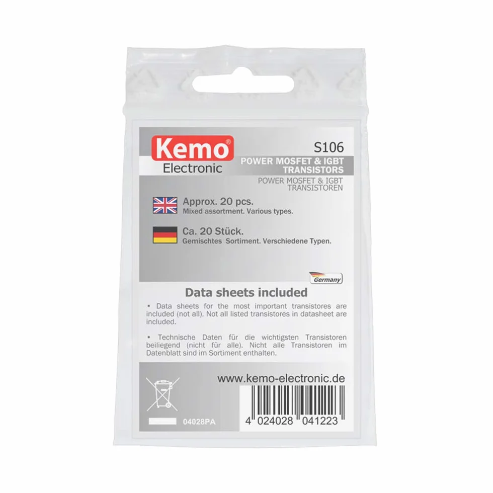 KEMO Zestaw MOSFETS/IGBTS CA. 20 St S106