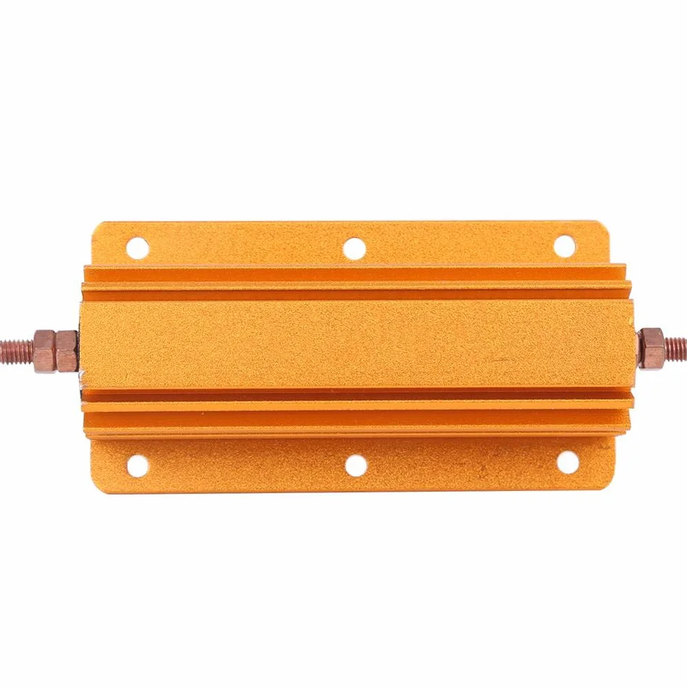 RX24 200W 8 Ohm Aluminiumgehäuse Drahtgewickelter Widerstand Hochleistungswiderstand 100 x 52 x 29 mm