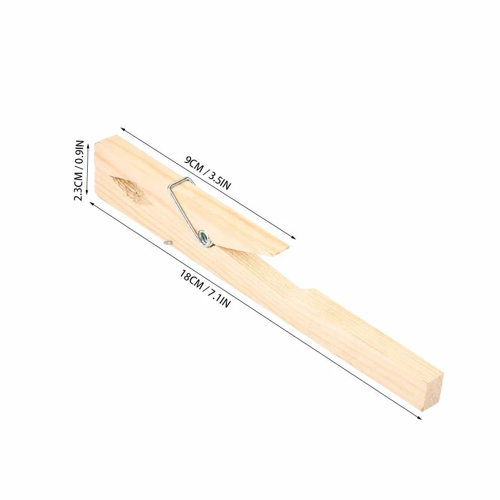 10 stücke Holz Reagenzglas Klemmhalter für Laborgeräte Prüfwerkzeug