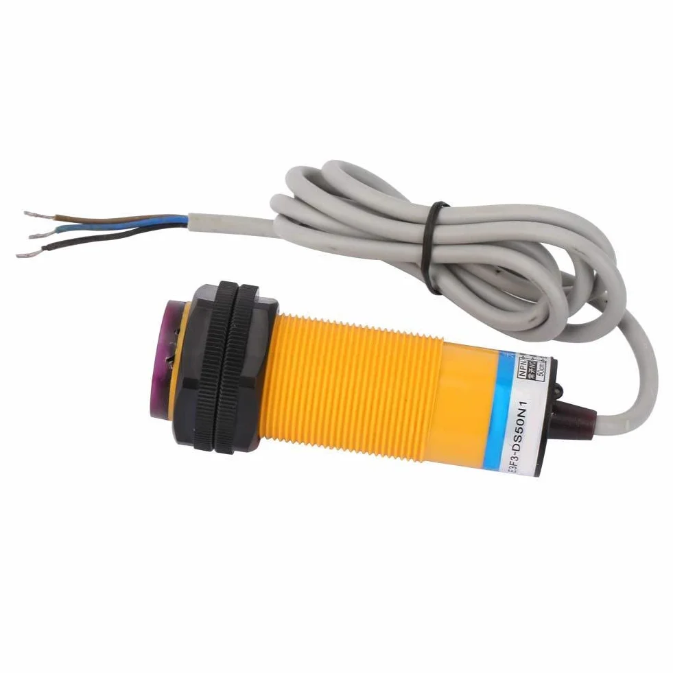 Czujnik zbliżeniowy na podczerwień E3F3-DS50N1 70 cm DC6-36V fotoelektryczny