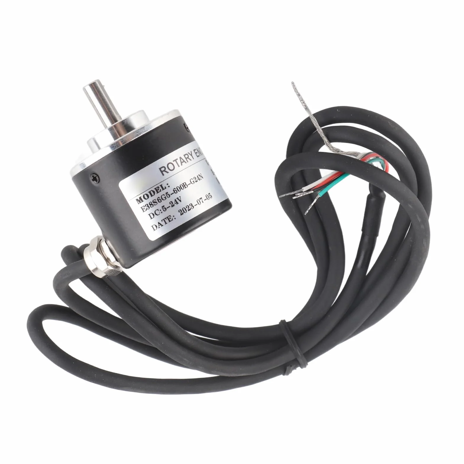 Przyrostowy enkoder obrotowy, fotoelektryczny enkoder obrotu optycznego 600P/R 5V-24V 6 mm