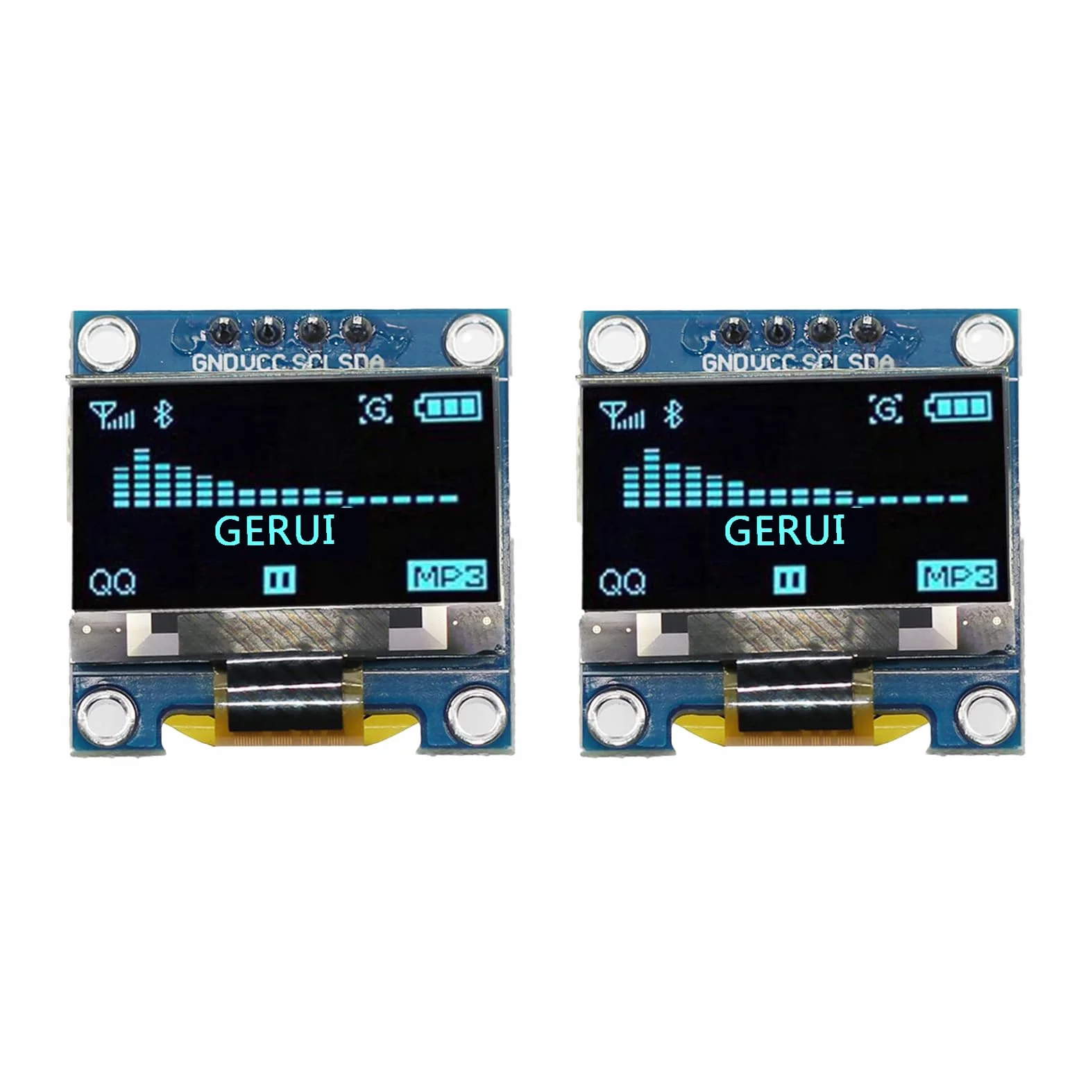 1,3 cala IIC I2C 128 x 64 SSH1106 OLED LCD moduł do Arduino AVR PIC STM32 - niebieskie napisy