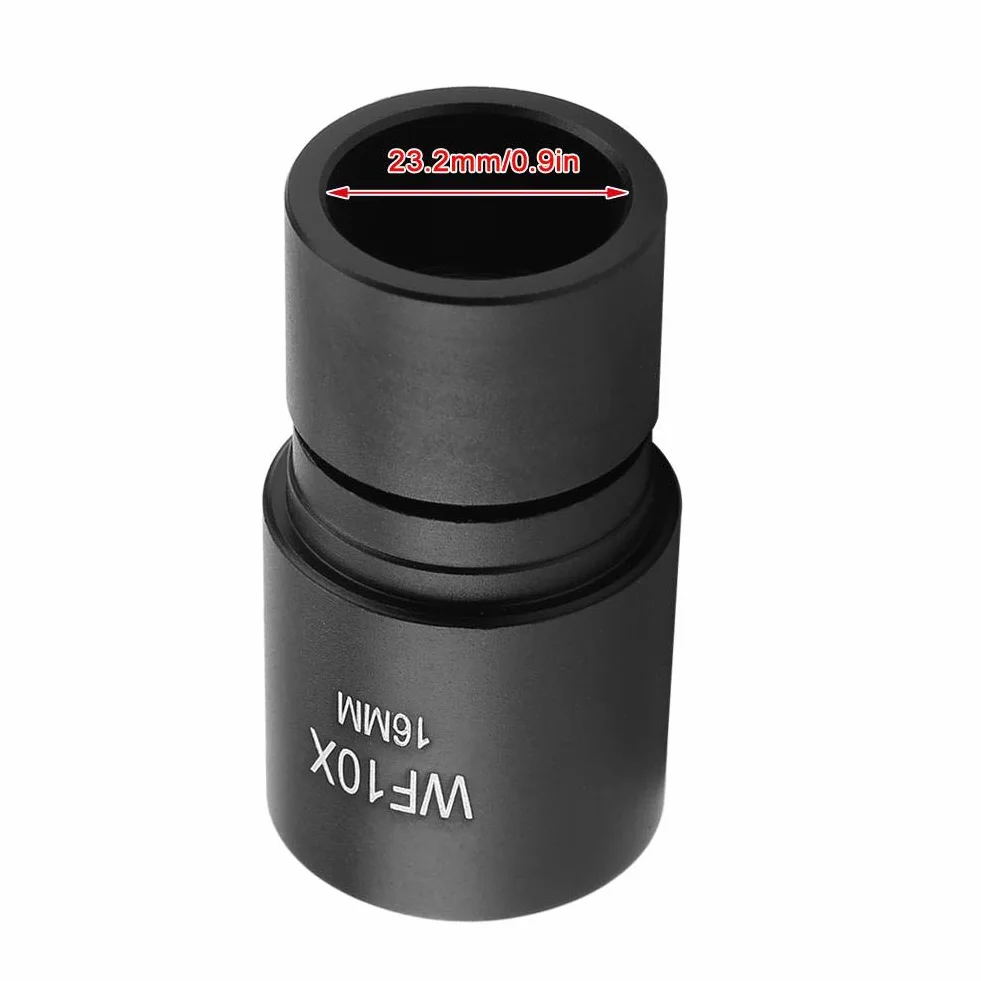 Okularek mikroskopowy szerokokątny 16 mm WF10X 23,2 mm ze skalą 0,1 mm DM-R001