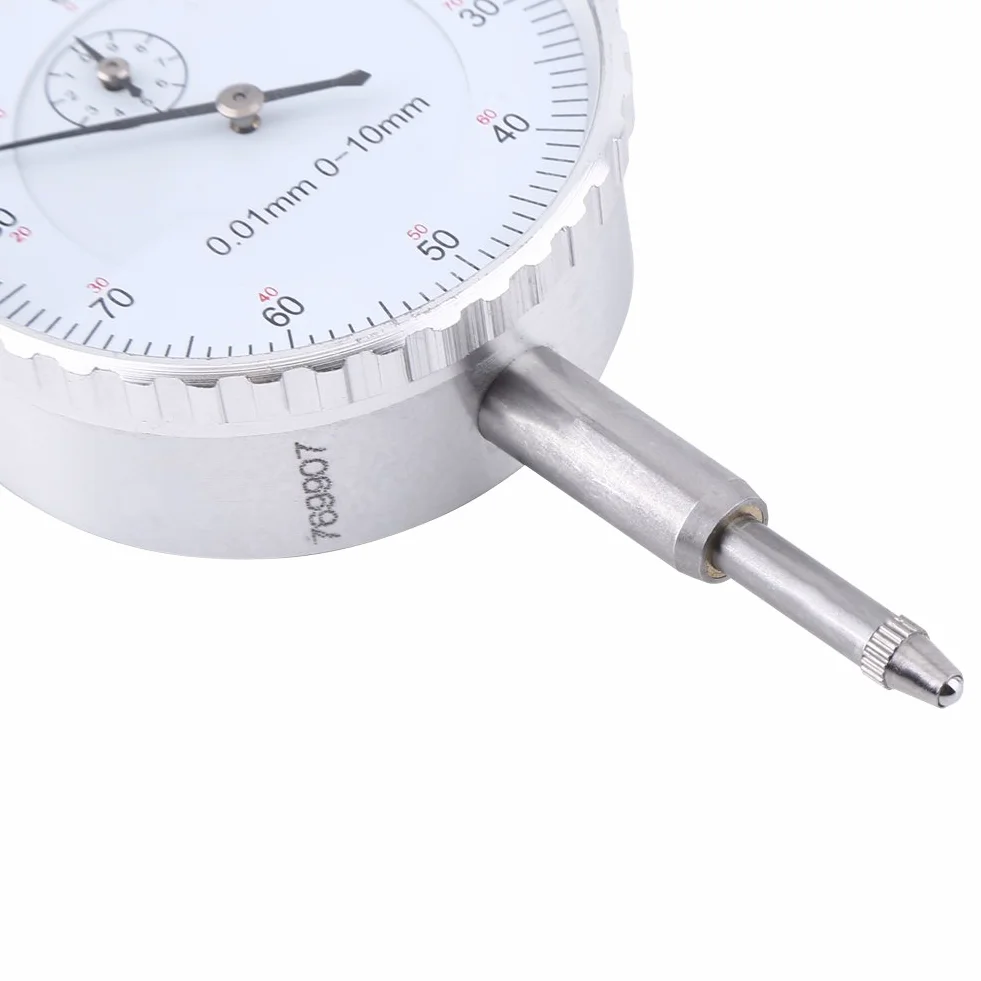 Czujnik zegarowy, Wskaźniki zegarowe Aukson 0-10MM Measurement messuhr mit magnethalter Exterior 0.01mm Precyzyjny zegarek