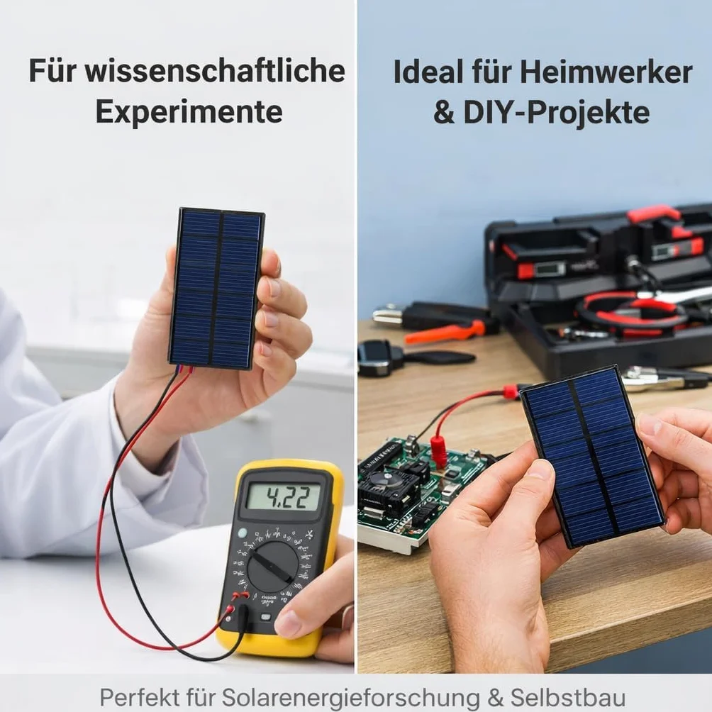 3 sztuki 1 W DC moduł solarny 6 V ogniwo słoneczne z polikrzemu Mini panel solarny, ładowarka solarna zewnętrzna Mini instalacja solarna z modułami z 30 cm kablem, ogniwo słoneczne 6 V panel solarny