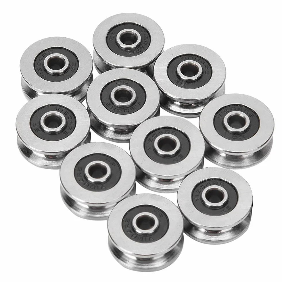 Łożyska V-Groove 18x4x8mm 10szt Miniaturowe Łożyska Kulkowe do Drukarki 3D