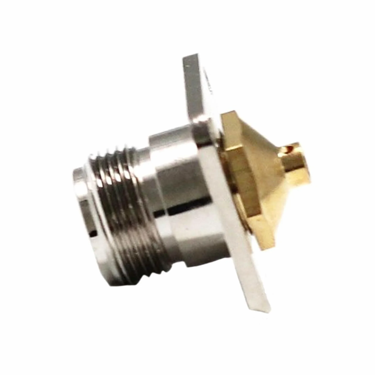 Typ N żeńskie 4-otworowe złącze lutowane na kabel RG402.141 RG405.086 Terminal