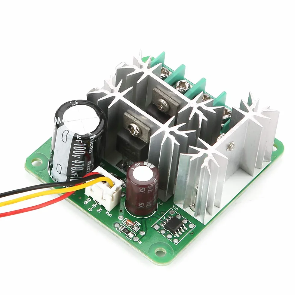 Kontroler prędkości silnika PWM 6V-90V 15A 0.01-1000W uniwersalny regulowany przełącznik prędkości