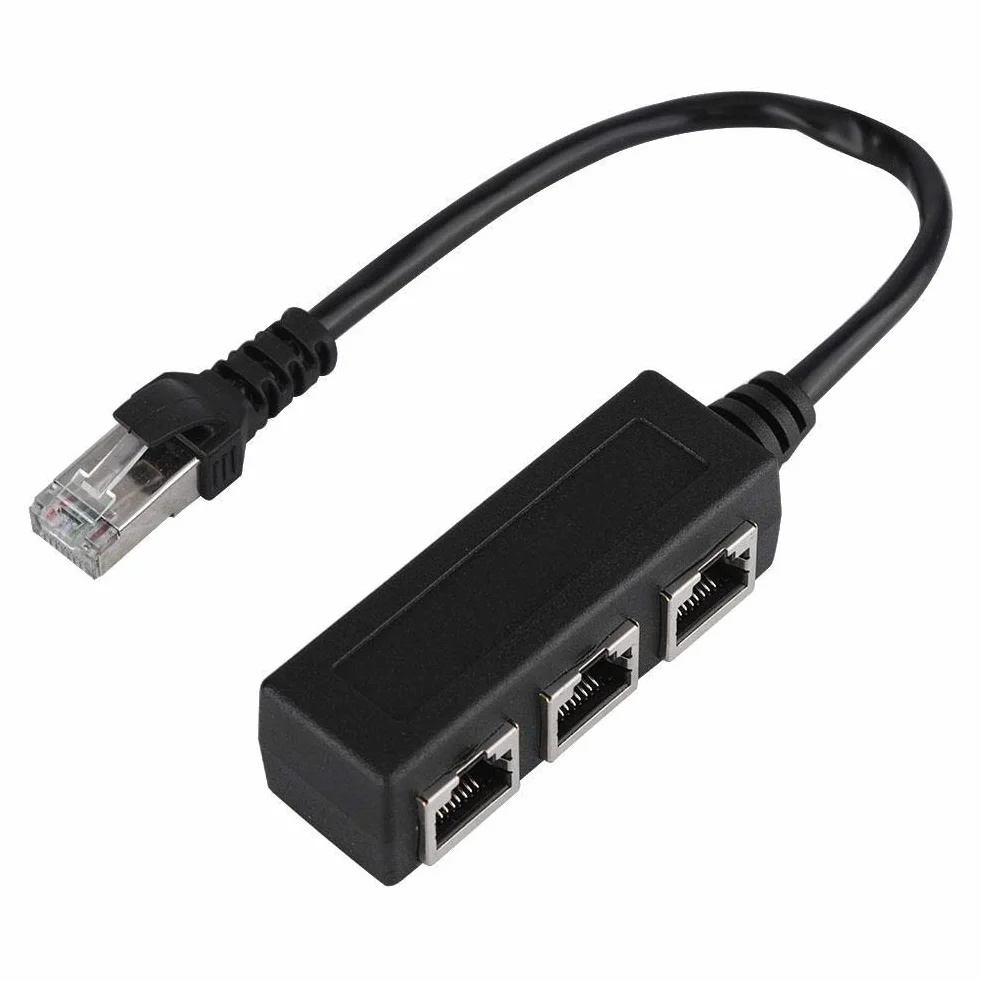 Adapter Ethernet, rozdzielacz sieciowy rozdzielacz sieci Ethernet, adapter sieciowy Plug and Play dla routera TV BOX