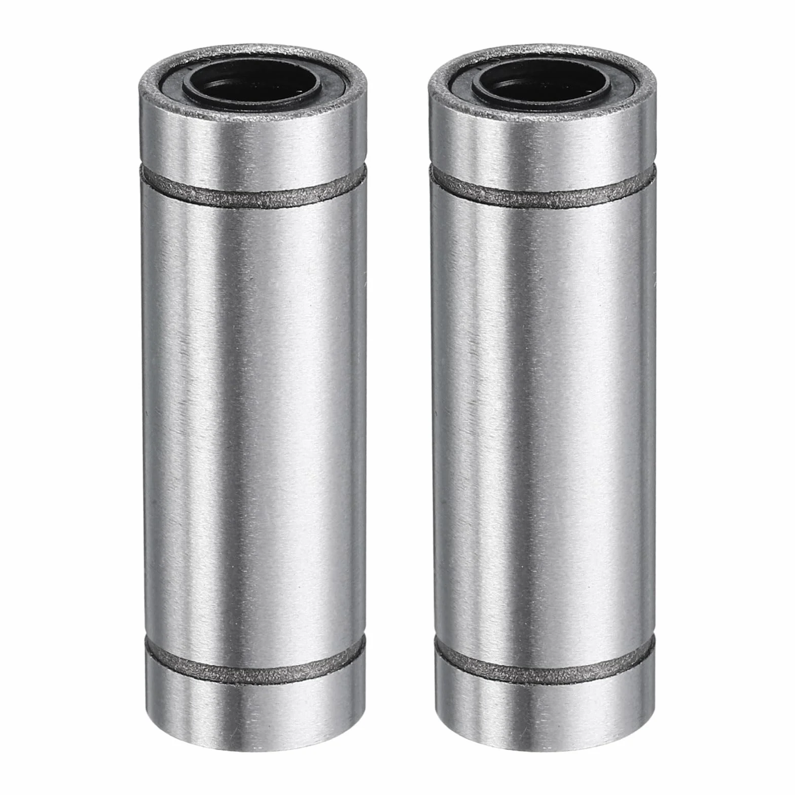 QUARKZMAN LM8LUU łożysko liniowe 8 mm, otwór 15 mm, długość OD 45 mm, liniowe łożysko kulkowe, dwustronne, uszczelnione gumowo stal łożyskowa, do maszyny CNC, drukarki 3D, maszyny do pakowania
