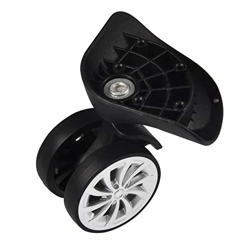 Uniwersalne kółka do walizki obrotowe 55 mm 2 sztuki PCW