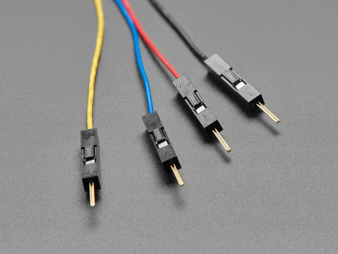 Adafruit STEMMA QT/Qwiic JST SH 4-pin do premium złącza header kabel, 150 mm, 4209