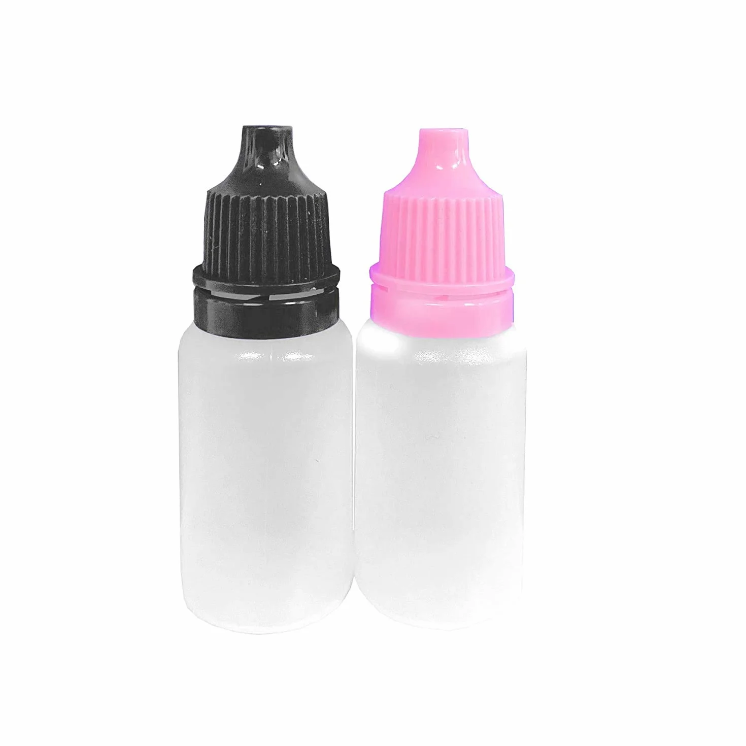 YIQI 21 szt. plastikowych butelek z kroplomierzem pojemnik na płyn 10 ml pusta butelka z pokrywką kroplową (kolor losowy)