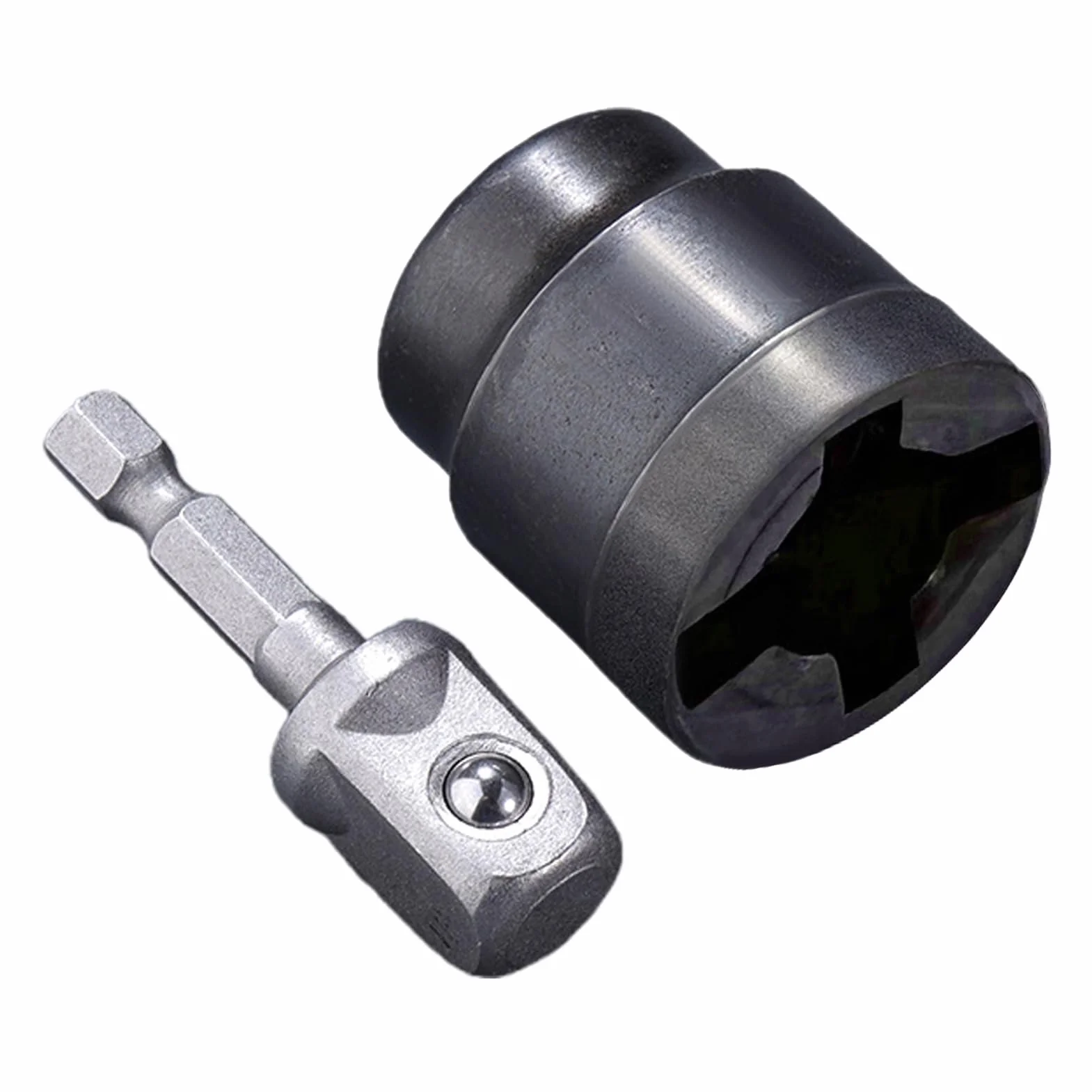 Adapter Podnośnika Nożycowego - Narzędzie Konwertera Wiertarki do Stabilizatora Kampera do Naprawy Samochodów | Odporne na Rdzę Mocowanie do Podnoszenia Opon, Konserwacji Ciężarówek, Akcesoriów