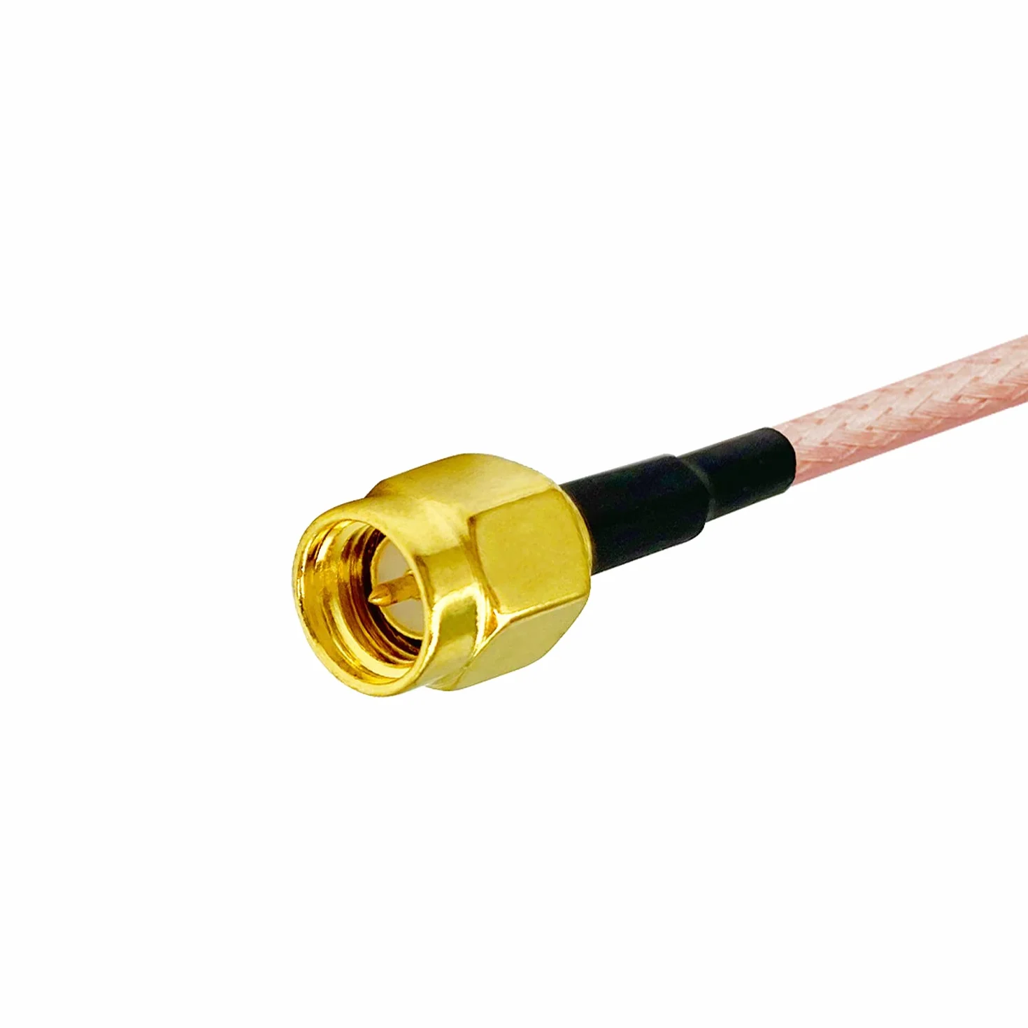 Vecys Kabel Koncentryczny RF RG316 SMA Męski na BNC Męski 15 cm 2 szt.