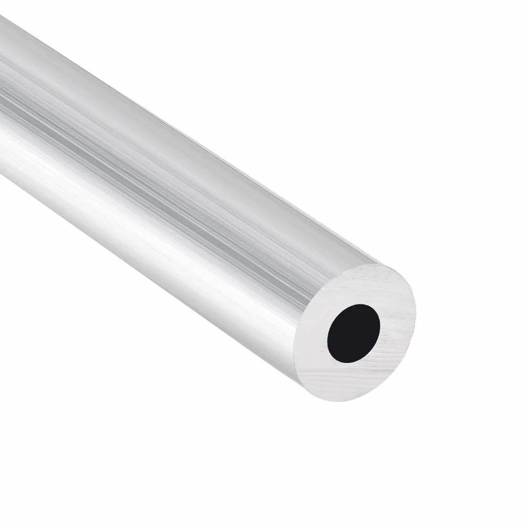 sourcing map 6063 okrągła rura aluminiowa 300mm długość 18 mm OD 5-15mm średnica wewnętrzna bezszwowa prosta rura aluminiowa 8mm ID x 17mm OD