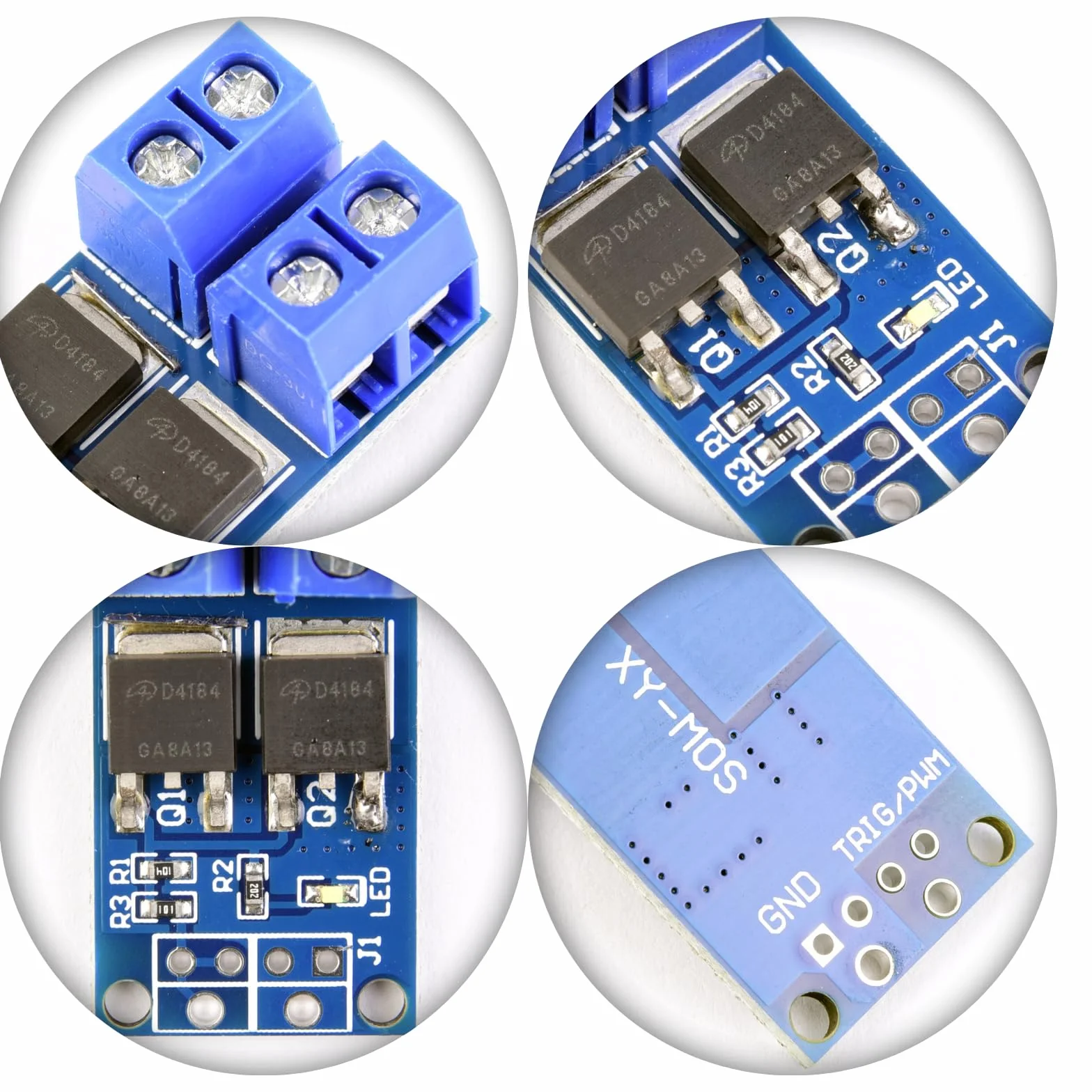 Moduł tranzystor Mosfet 5 V-36 V 400 W PWM Dual-wysokowydajny moduł sterownika MOSFET Switch Drive kompatybilny z Arduino (20 sztuk)